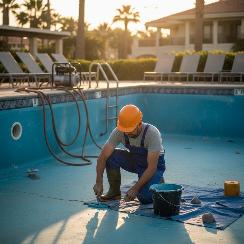 Pool Coping Repair