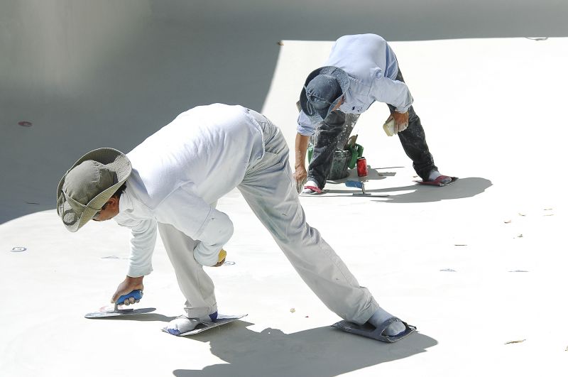 Applying New Coping Material